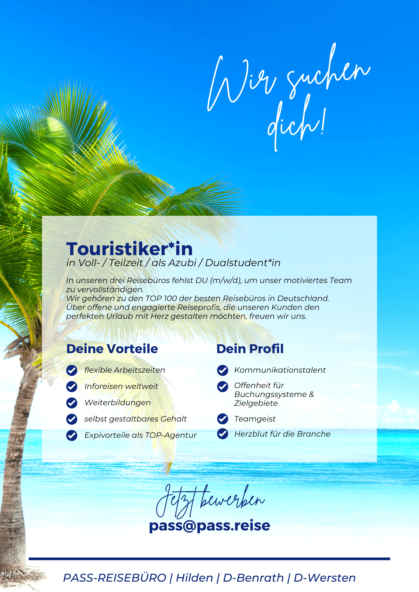 Wir suchen dich!